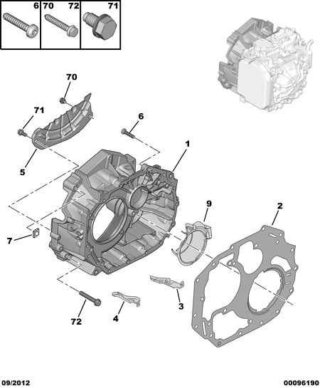 CITROËN 6923 09 - Скоба, изпускателна система vvparts.bg