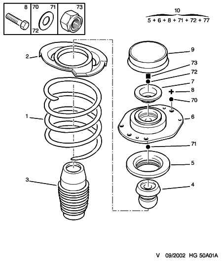 HERZOG GERMANY 50 0235 - FRONT SUSPENSION SPRING vvparts.bg