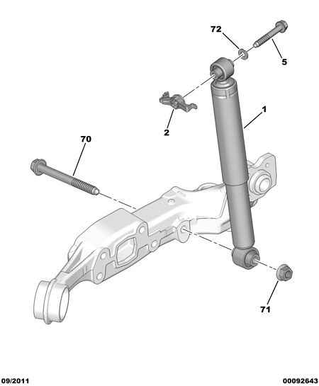 CITROËN 5206 CJ - Амортисьор vvparts.bg