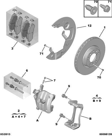 PEUGEOT 98 039 181 80 - Спирачен диск vvparts.bg