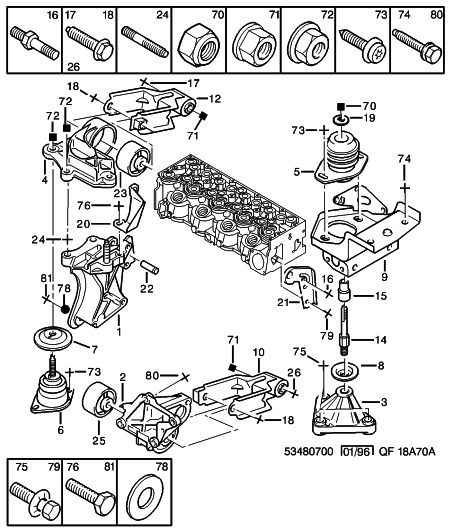 PEUGEOT 1807-A5 - Окачване, двигател vvparts.bg