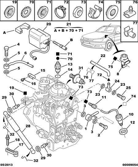 PEUGEOT 1680 76 - Спирачен маркуч vvparts.bg