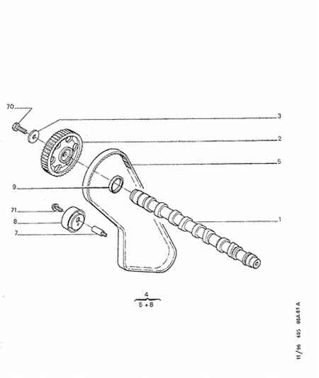 PEUGEOT 0816 71 - Ангренажен ремък vvparts.bg