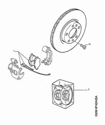 PEUGEOT 4246-N8 - Спирачен диск vvparts.bg