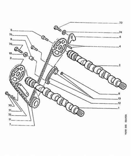 CITROËN 0829.08 - Направляваща шина (плъзгач), ангренажна верига vvparts.bg