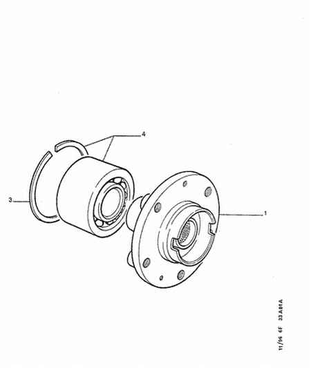 CITROËN/PEUGEOT 3350-15 - Комплект колесен лагер vvparts.bg