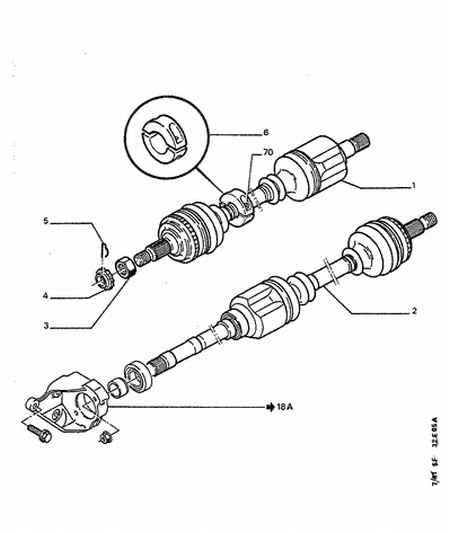 CITROËN 3273 T6 - Полуоска vvparts.bg