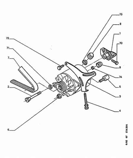 DS (CAPSA) 5750 SZ - DRIVE BELT ALTERNATEUR vvparts.bg