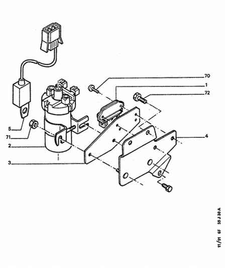 CITROËN 5970 46 - Запалителна бобина vvparts.bg