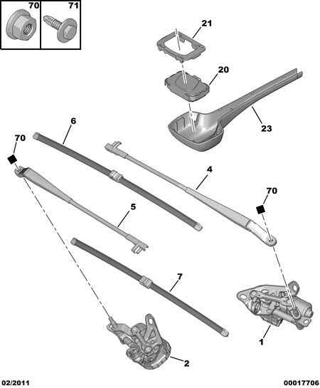 PEUGEOT 6426 TC - Перо на чистачка vvparts.bg