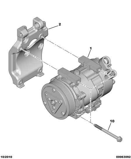 PEUGEOT 6453.YJ - Компресор, климатизация vvparts.bg