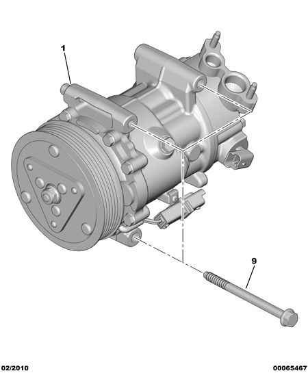 CITROËN/PEUGEOT 6453 WK - Компресор, климатизация vvparts.bg