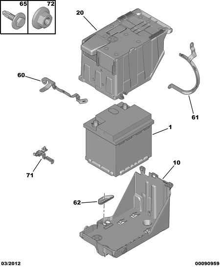 PEUGEOT 5600 VG - Стартов акумулатор vvparts.bg