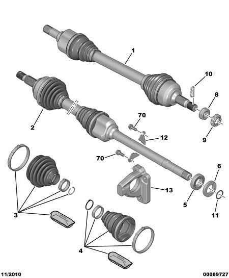 CITROËN 3287.96 - Маншон, полуоска vvparts.bg