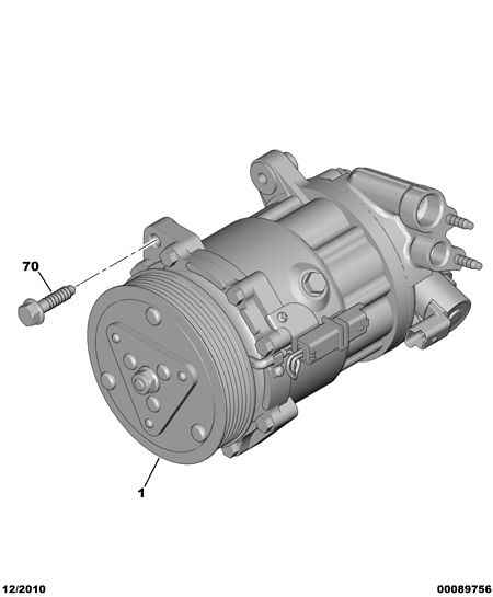 PEUGEOT 6453 QY - Компресор, климатизация vvparts.bg