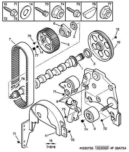 CITROËN 0829.74 - Обтяжна ролка, ангренаж vvparts.bg