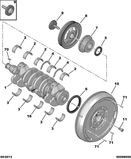 DS 16 089 406 80 - Семеринг, диференциал vvparts.bg