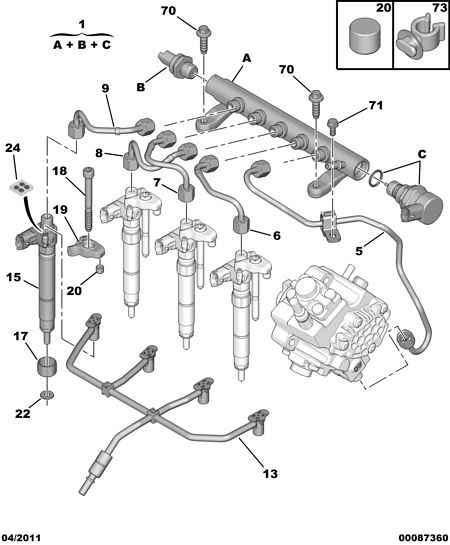 PEUGEOT 16 068 717 80 - Топлинен дфлектор, инжекционна система vvparts.bg