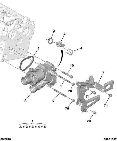 PEUGEOT (DF-PSA) 1338 G8 - Крепежна пружина vvparts.bg