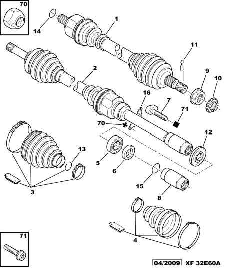 CITROËN 3273.LQ - Каре комплект, полуоска vvparts.bg