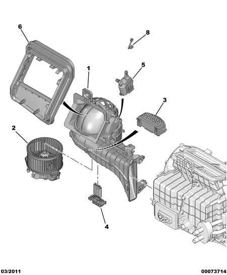 CITROËN 6480 55 - HEATER CONTROL RESISTOR vvparts.bg