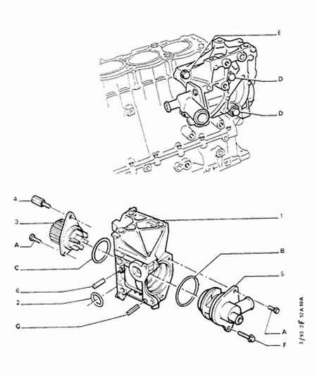 PEUGEOT 1204.34 - Водна помпа vvparts.bg