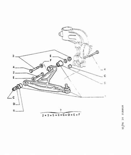 PEUGEOT (DF-PSA) 3523.23 - Тампон, носач vvparts.bg