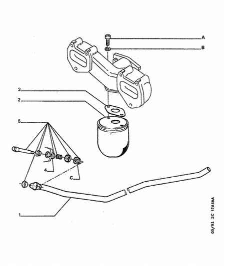 CITROËN 1710 99 - Уплътнение, изпускателни тръби vvparts.bg