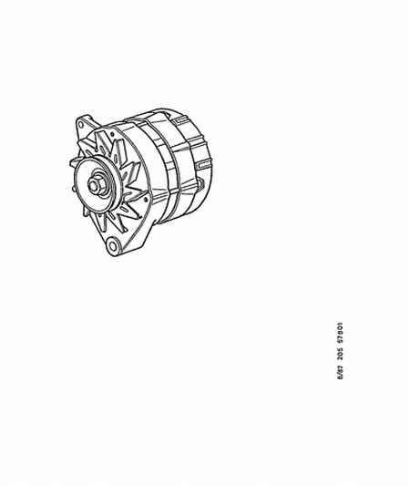 PEUGEOT 5705.11 - Генератор vvparts.bg