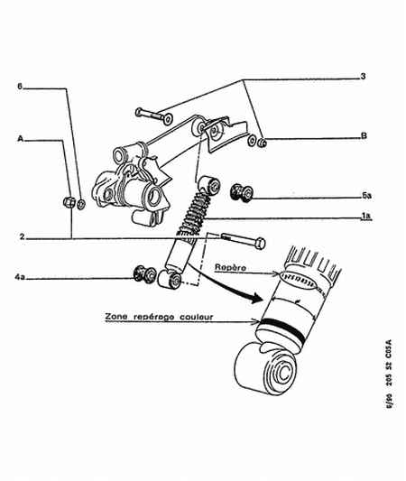 CITROËN 5206 45 - Амортисьор vvparts.bg