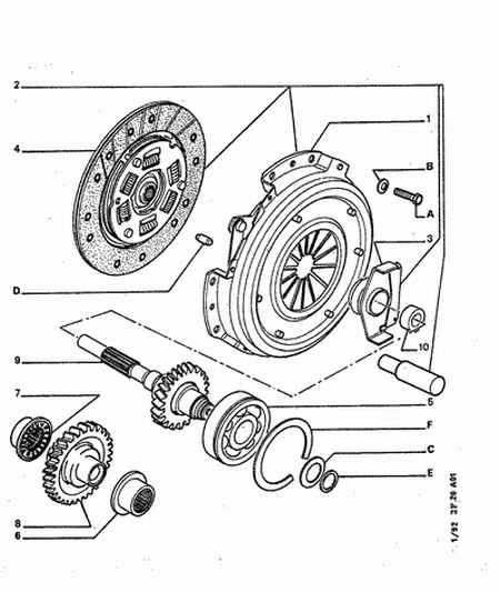 CITROËN 2055-Z1 - Диск на съединителя vvparts.bg