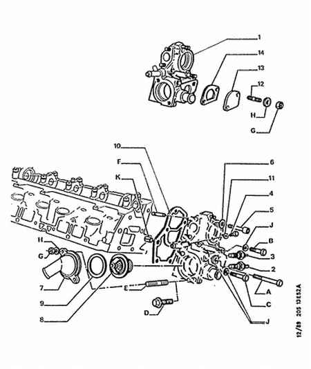 Talbot 1338 37 - Термостат, охладителна течност vvparts.bg