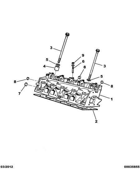 CITROËN 0209.L7 - Гарнитура, цилиндрова глава vvparts.bg