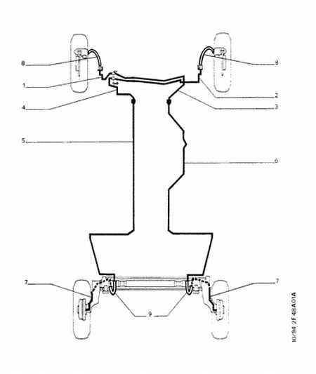 CITROËN/PEUGEOT 4806.50 - Спирачен маркуч vvparts.bg