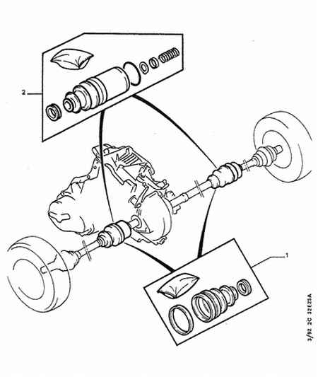 CITROËN 3287.61 - Маншон, полуоска vvparts.bg