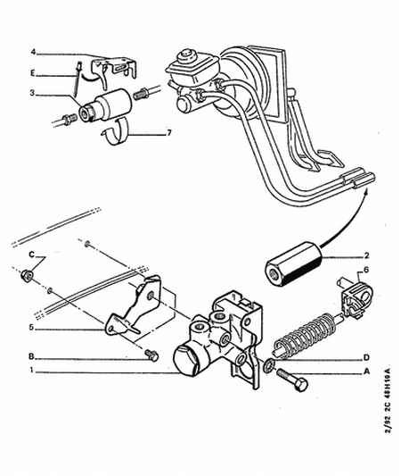 PEUGEOT (DF-PSA) 4861 45 - Регулатор на спирачната сила vvparts.bg