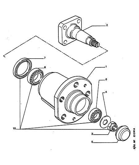 FIAT 3735 15 - Комплект колесен лагер vvparts.bg