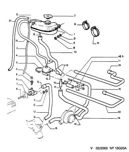 PEUGEOT (DF-PSA) 1303 78 - Разширителен съд, охладителна течност vvparts.bg