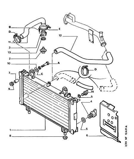 Talbot 1300.G0 - Радиатор, охлаждане на двигателя vvparts.bg