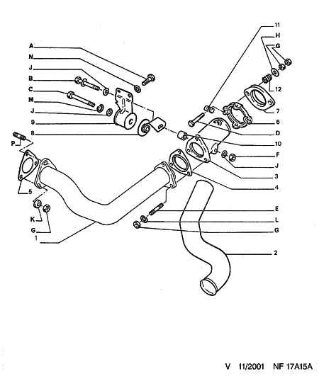 CITROËN 1710 92 - Уплътнение, изпускателни тръби vvparts.bg