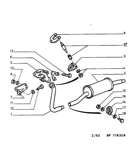 CITROËN 6953 06 - Скоба, изпускателна система vvparts.bg