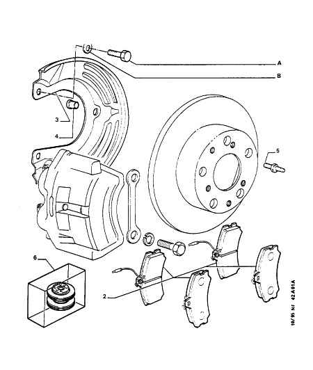 CITROËN 4251 06 - Комплект спирачно феродо, дискови спирачки vvparts.bg