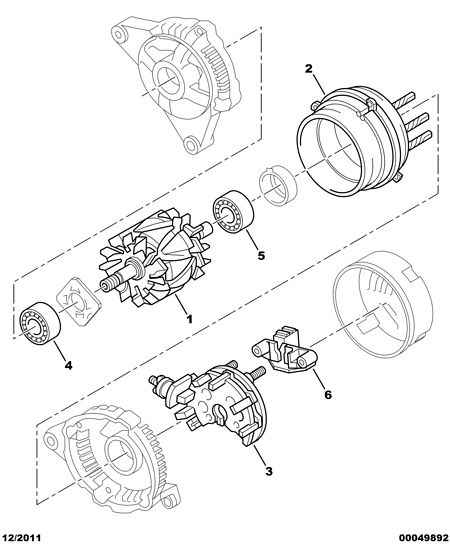 CITROËN/PEUGEOT 5744 F9 - Изправител, генератор vvparts.bg