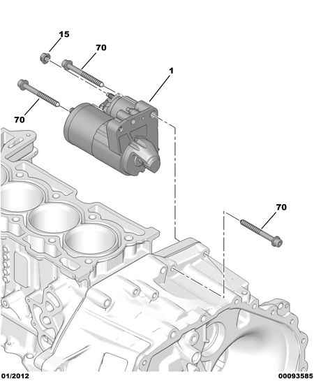 DS V7 645 590 80 - Стартер vvparts.bg