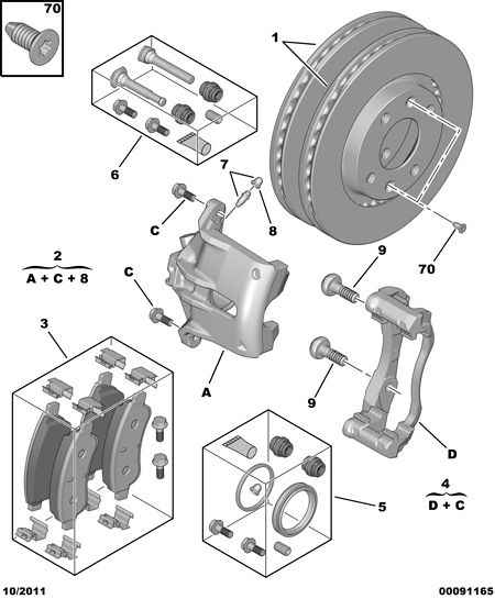 PEUGEOT 4249 83 - Спирачен диск vvparts.bg