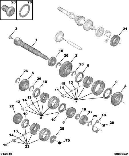 PEUGEOT 2317.E1 - GEAR-BOX SHAFT BEARING vvparts.bg