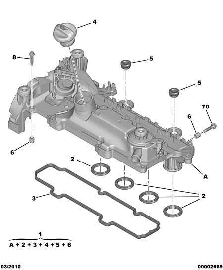 CITROËN 0348.T8 - Уплътнение, всмукателен колектор vvparts.bg