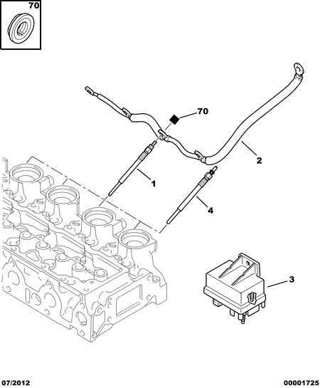 CITROËN/PEUGEOT 5960 E9 - Подгревна свещ vvparts.bg