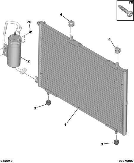 PEUGEOT 6455.CH - Кондензатор, климатизация vvparts.bg