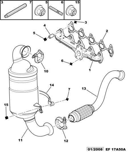 Talbot 1706 A7 - PIPE FRONT EXHAUST TO CATALYST vvparts.bg